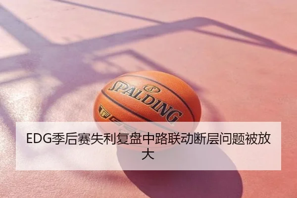 EDG季后赛失利复盘中路联动断层问题被放大