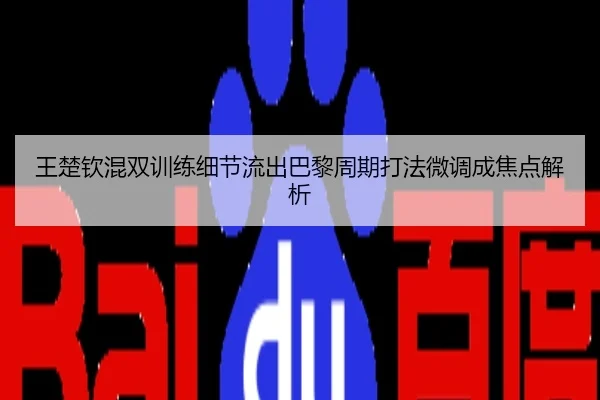 王楚钦混双训练细节流出巴黎周期打法微调成焦点解析